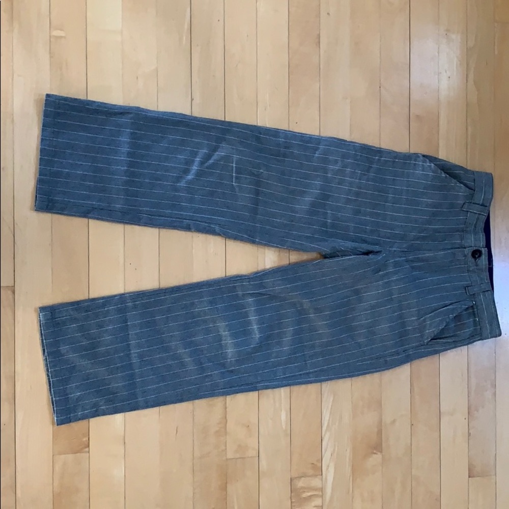 Pinstriped boys dress pants